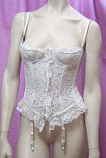 photo of a modern lingerie basque