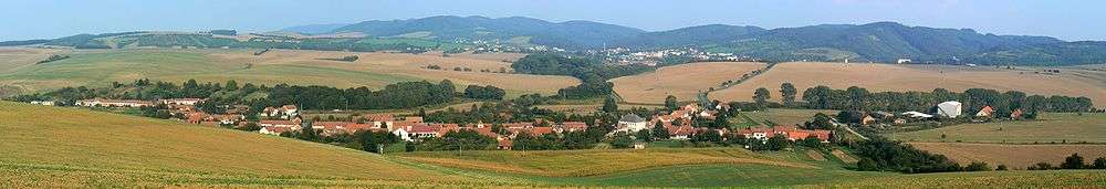 Panorama of Mouchnice