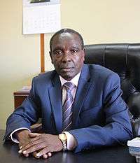 Muthui Kariuki in his office in 2013