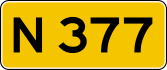 Provincial highway 377 shield}}