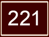 Route 221 shield