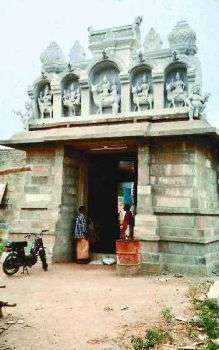 Entrance to Sri Sundareshwarar temple at Nangavaram.