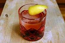 Negroni on the rocks