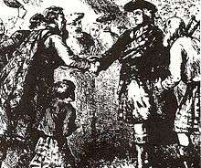 A Drawing of the Highlander Scots of Darien, Georgia, Circa 1736