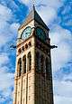 Exterior view of the Old City Hall clock tower