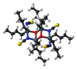 Ball-and-stick model of the Otera's catalyst molecule