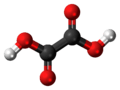 Skeletal formula of oxalic acid