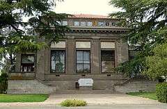 Photograph of a monumental stone building