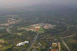 Capital Circle is the inner of two circular concentric roads that orbit Parliament House.