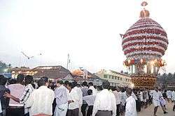 Temple car during festival