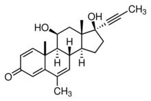 Molecular structure of RU28362