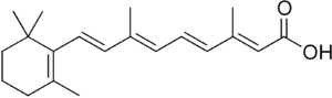 Skeletal structure of Retinoic acid