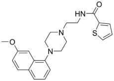 Skeletal formula of S-14671