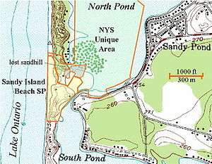 Topographic map.