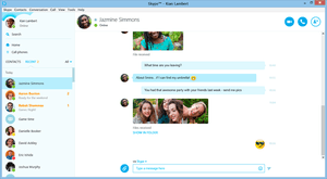 Screenshot of Skype