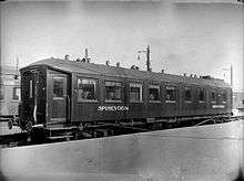 Outside view of restaurant carriage