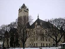 The Spokane County Courthouse in the West Central neighborhood