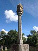 St Mary's Hill Cross, Llangan.JPG