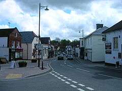 image of an English country town