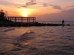 Sunset at Avon Park, Ohio