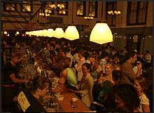 Interior of the Belgian Beer Cafe in Sydney