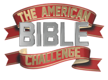 A logo for the game show "The American Bible Challenge"