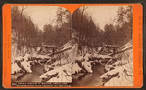 Trout stream in winter, among the Alleghenies near Cresson, on the P. R. R, by R. A. Bonine 6.jpg