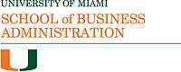 Logo of the University of Miami School of Business Administration