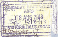 Entry stamp