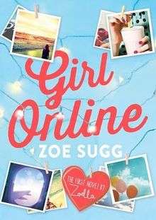 Cover for the first edition of Girl Online, by Zoe Sugg.