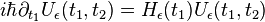  i\hbar \partial_{t_1} U_\epsilon(t_1,t_2) = H_\epsilon(t_1) U_\epsilon(t_1,t_2)