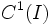 C^1(I)